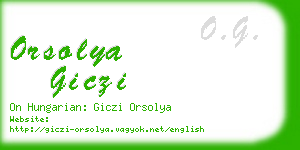 orsolya giczi business card